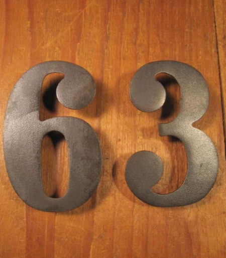 Iron House Numbers 36
