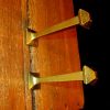 Brass Hall Tree Mirror Hooks