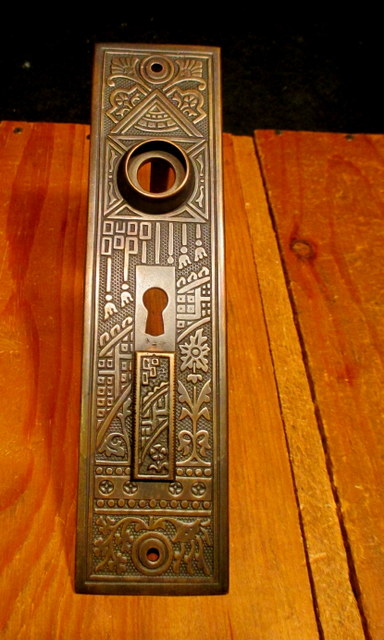 Bronze Exterior Door Plate