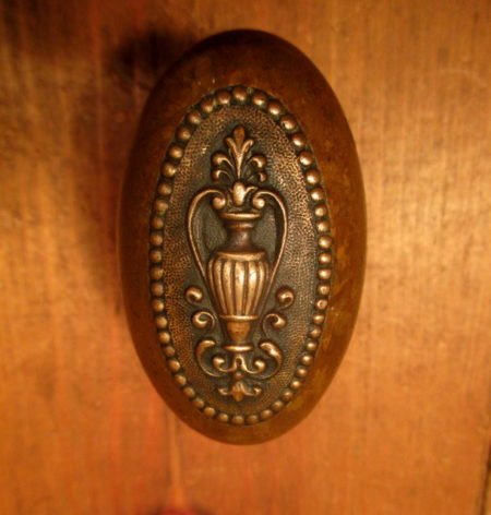 Oval Bronze Door Knob