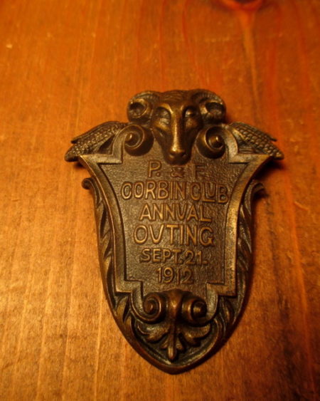 Bronze P&F Corbin Club Company Pin